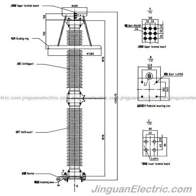 276kV–324kV站用级SM聚合物外壳避雷器