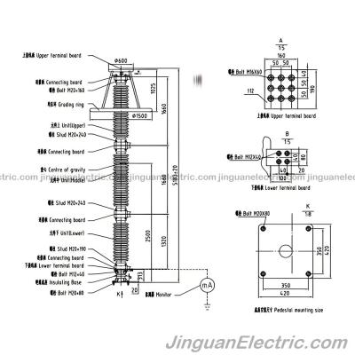 336kV-390kV站用级SH瓷外壳避雷器